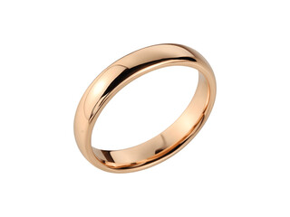 Elegant golden wedding ring symbolizing love and commitment