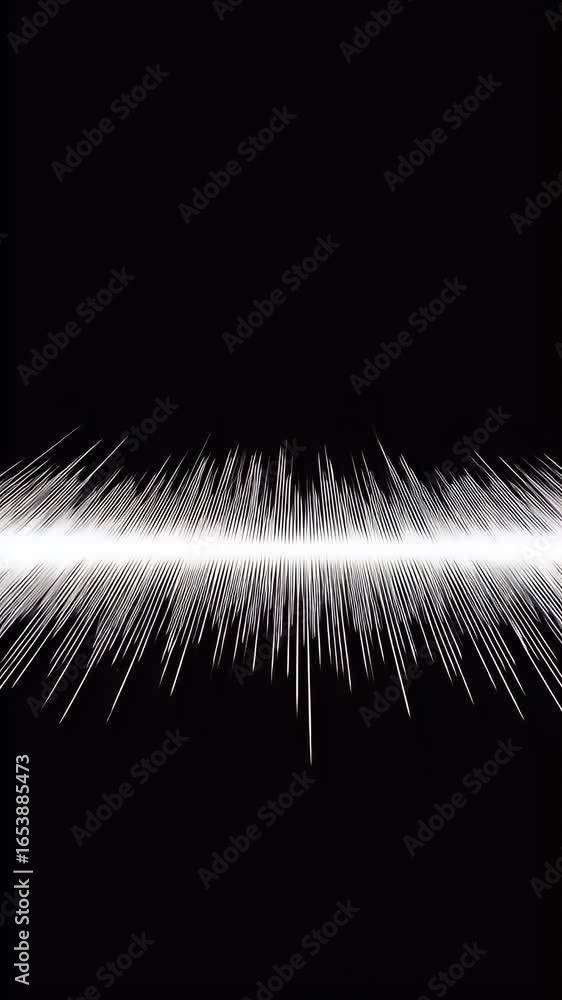 Poster abstract digital art dynamic geometric pattern light wave motion background