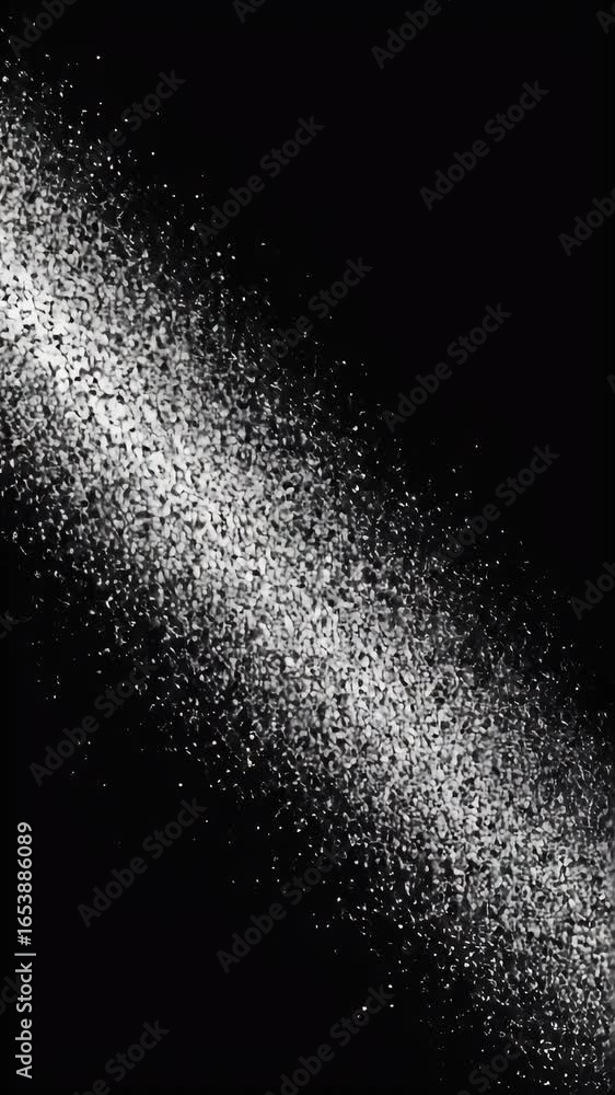 Aufkleber abstract digital art rendering particle light streak motion background video