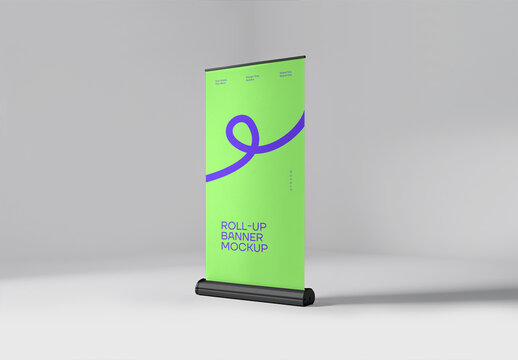 Promotional Event Signage Roll Up Banner Mockup