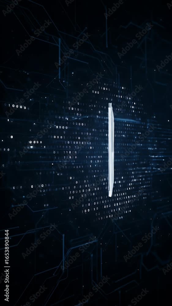 Poster abstract digital network communication abstract video background