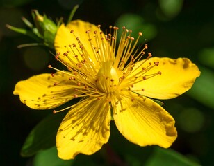 Close-up of a vibrant yellow flower (4)