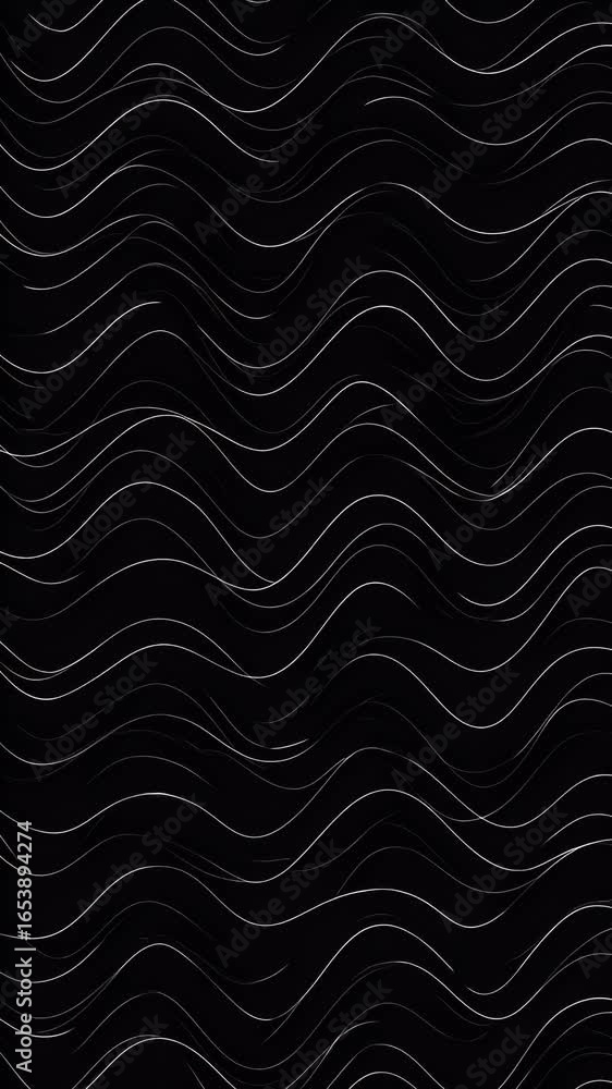 Poster abstract digital wave pattern background with white particles and lines