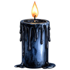 Watercolor Gothic Halloween Clipart Set | Witches, Pumpkins, Ghosts, Black Roses, Skulls