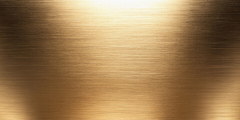 Close-up of smooth metallic surface reflecting light Generative AI
