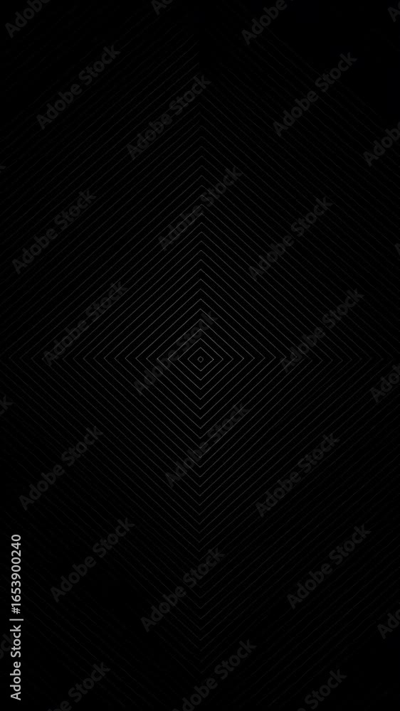Poster abstract geometric pattern background with white lines on black dark base
