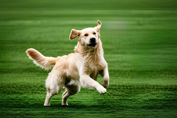 The Dog Chasing something