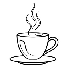 cup of hot coffee