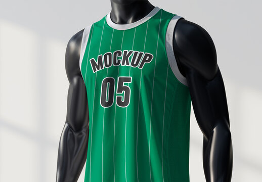Basketball Sports Jersey Mockup