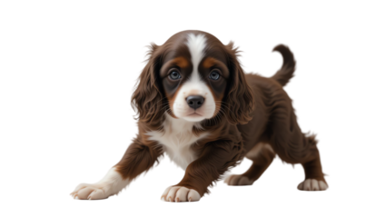 Adorable young puppy with soft fur expressive eyes playful pose and charming features capturing the essence of domestic pet life and canine companionship