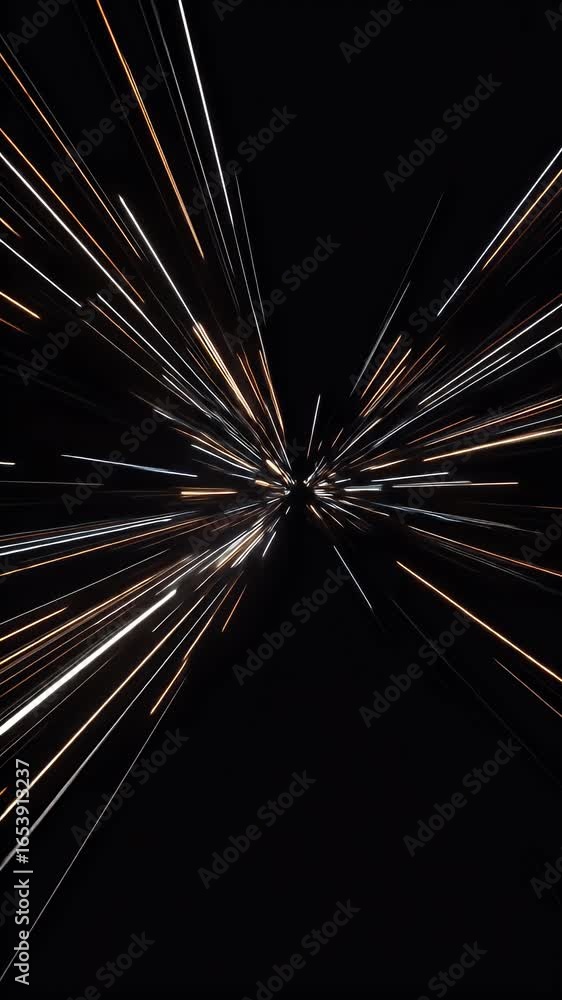 Aufkleber abstract light streaks tunnel background with motion blur and speed effect