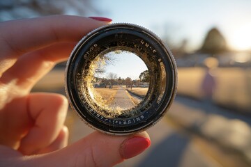Nature captured outdoor path photography in daylight close-ups