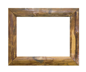 Obraz na płótnie Canvas Square wooden frame
