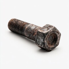 Rusted bolt, close-up