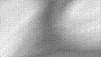 Pixel bitmap texture background. Geometric halftone pattern in retro 8-bit style. Vector abstract design. © MandarinkaArt