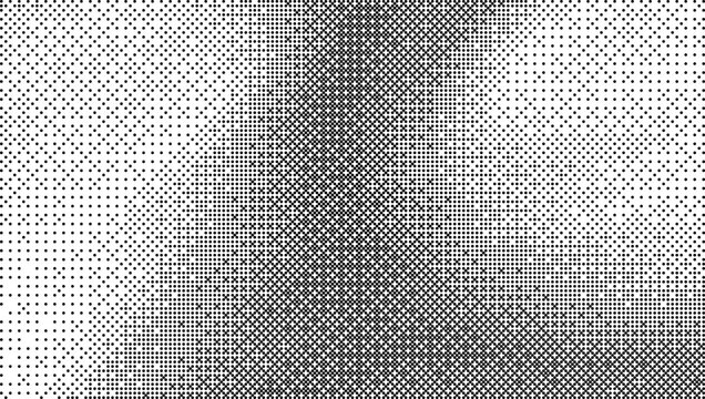 Fototapeta Pixel bitmap texture background. Geometric halftone pattern in retro 8-bit style. Vector abstract design.
