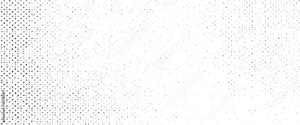 Poster vector black and white halftone pattern with dots design background
