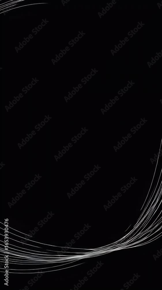 Poster abstract shiny dots moving in circular motion background illustration