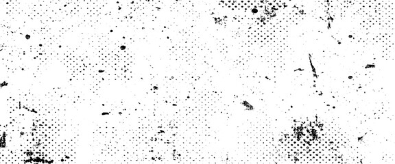 Vector modern geometric style halftone dots grunge overlay background
