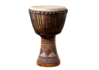 African drum,  decorated