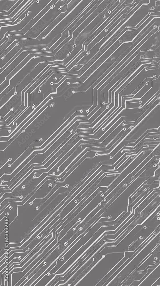 Poster abstract technological circuitry digital background with clean lines