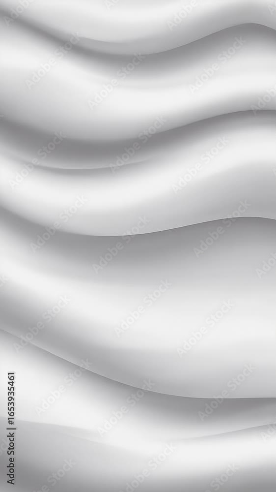 Aufkleber abstract white fabric background with subtle geometric pattern and gentle waves