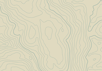 Topographic map background with altitude lines. Abstract terrain topography with elevation levels of the relief