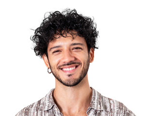 Handsome man png transparent, happy smiling face portrait