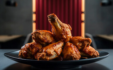 Asian-Style Baked Chicken Wings Flavorful and Crispy Delight.