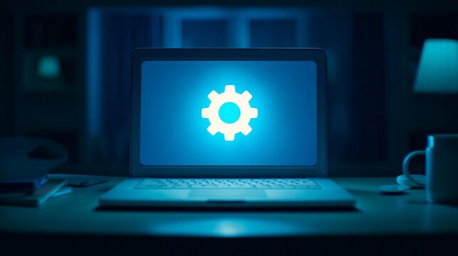 Laptop screen configuration settings image - Powered by Adobe