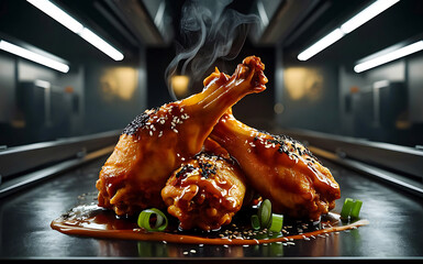 Asian-Style Baked Chicken Wings Flavorful and Crispy Delight.