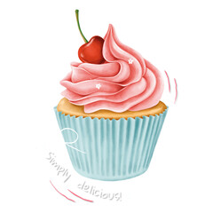 Aesthetic dessert png sticker, transparent background