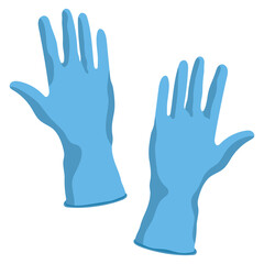 Wearing gloves to prevent the spread of coronavirus transparent png