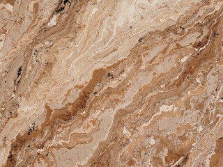 Obraz premium Abstract Brown and Beige Marble Texture, Seamless Pattern for Background Usage.
