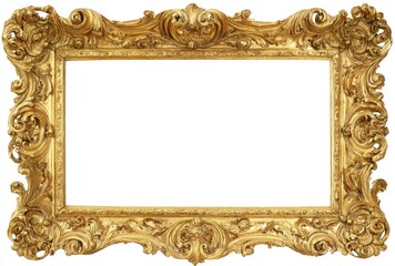 Ornate gold picture frame (1)