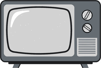 retro tv vector illustration