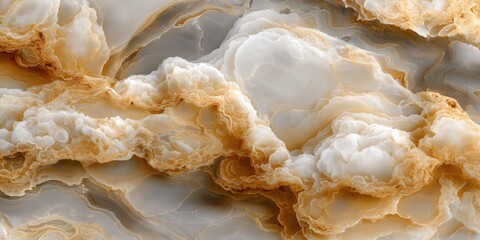 Abstract marble texture with creamy, beige, and gray hues