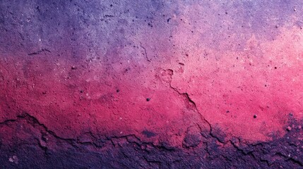 Cracked concrete surface, vibrant color gradients