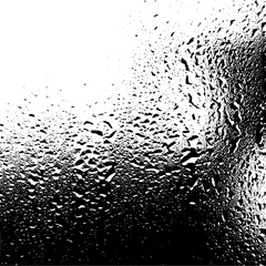 Black and white water drops condensation texture background high resolution vector illustration image