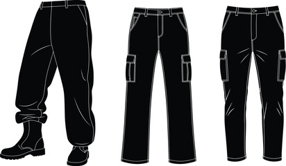 Shop black cargo pants for men stylish and comfortable trousers