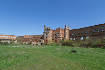Stare Selo Castle Ruins on a Sunny Day