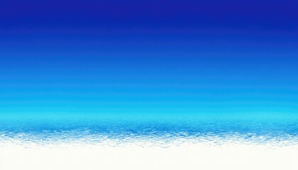 Blue sky gradient meets a white horizon