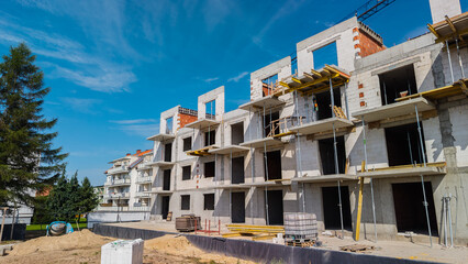 Osiedle budowa stan surowy otwarty © Marcin