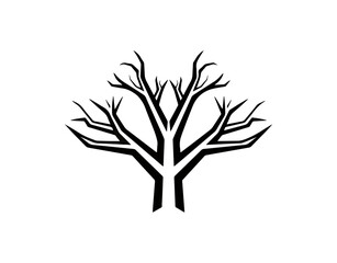 Obraz premium Abstract dark tree branches design