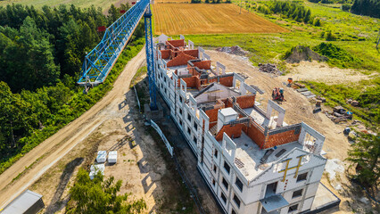 Osiedle budowa stan surowy otwarty © Marcin