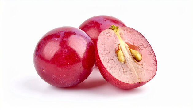 Grapes isolated on white background