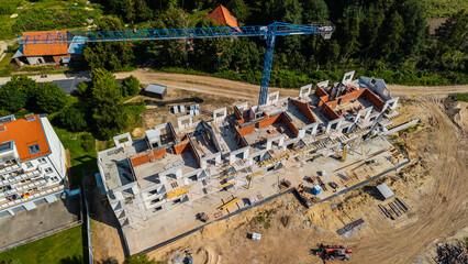 Osiedle budowa stan surowy otwarty © Marcin