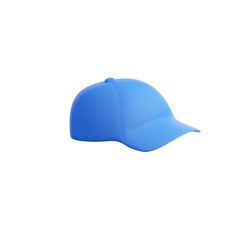 blue baseball cap