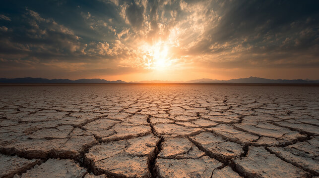 Cracked Earth Drought/ひび割れた干ばつ地帯