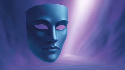 An illustration of a person facing their shadow self, symbolizing the journey of understanding their own darkness and the acceptance of inner darkness.